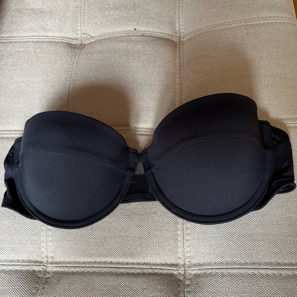 Black BCBG Strapless Bikini Top